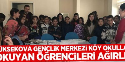 Yüksekova Gençlik Merkezi Köy Okullarında Okuyan Öğrencileri Ağırlıyor