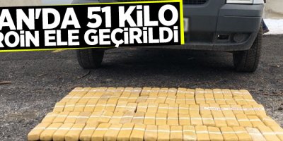 Van'da 51 kilo eroin ele geçirildi