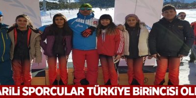 Hakkarili sporcular Türkiye birincisi oldular