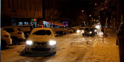 Yollar buz pistine döndü