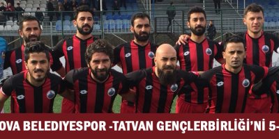 Yüksekova Belediyespor-Tatvan Gençlerbirliği'ni 5-0 yendi