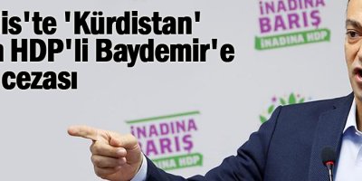 Meclis'te 'Kürdistan' diyen HDP'li Baydemir'e para cezası