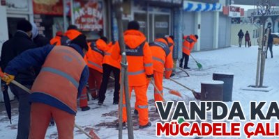 Van’da karla mücadele çalışması