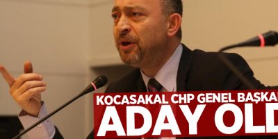 Ümit Kocasakal CHP Genel Başkanlığı'na aday oldu