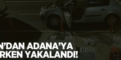 Van'dan Adana'ya giderken yakalandı!