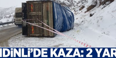 Şemdinli’de trafik kazası: 2 yaralı