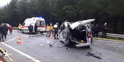 Trafik kazası: 3 ölü, 6 yaralı