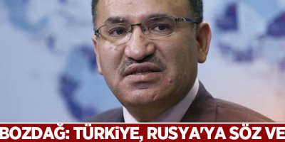 Bekir Bozdağ: Türkiye, Rusya'ya söz vermedi