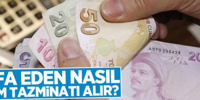 İstifa eden, nasıl kıdem tazminatı alır?