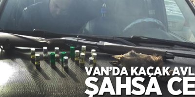 Kaçak avlanan şahsa ceza