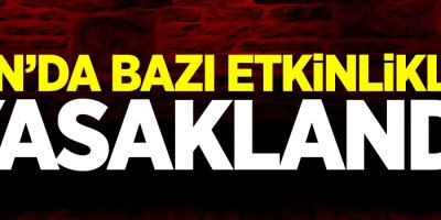 Van’da bazı eylem ve etkinlikler yasaklandı