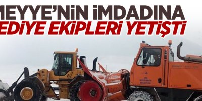 Sümeyye’nin imdadına belediye ekipleri yetişti