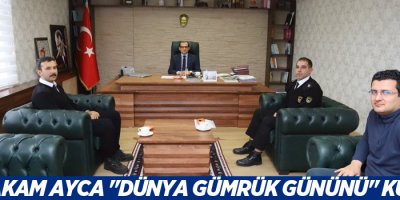 Kaymakam Ayca 'Dünya Gümrük Gününü' kutladı