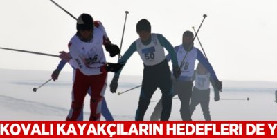 Yüksekovalı kayakçıların hedefleri de yüksek