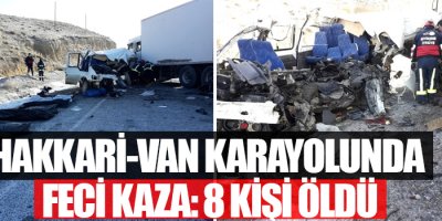 Hakkari-Van Karayolunda Feci Kaza: 8 Ölü