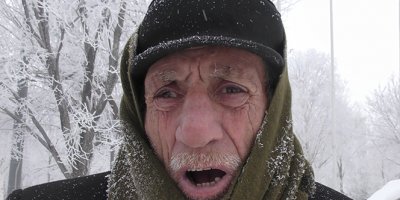 Sibirya soğukları Göle'yi esir aldı