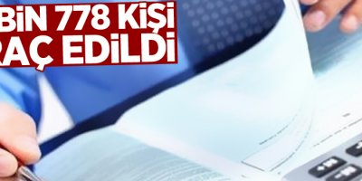 110 bin 778 kişi ihraç edildi