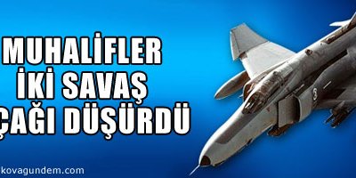 Muhalifler 2 savaş uçağı düşürdü