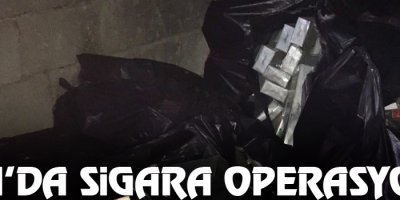 Van’da kaçak sigara operasyonu