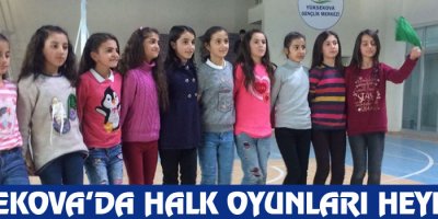 Yüksekova'da Halk Oyunları Heyecanı