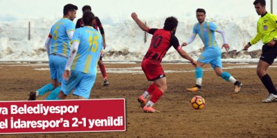 Yüksekova Belediyespor, Siirt İl Özel İdarespor'a 2-1 yenildi