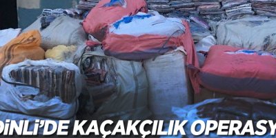 Şemdinli'de kaçakçılık operasyonu