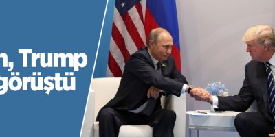 Rusya Devlet Başkanı Putin, Trump ile görüştü