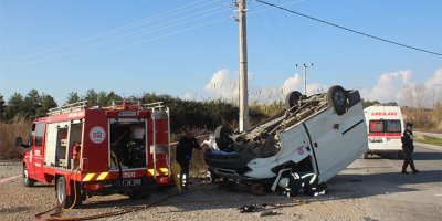 Trafik kazası: 1 ölü, 3 yaralı