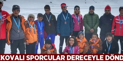 Yüksekovalı sporcular dereceyle döndüler
