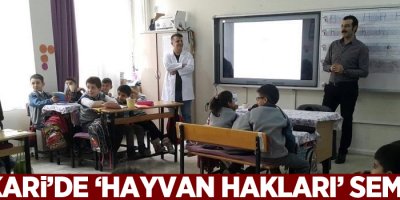 Hakkari’de ‘hayvan hakları’ semineri