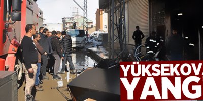 Yüksekova'da yangın!