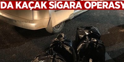 Van'da kaçak sigara operasyonu