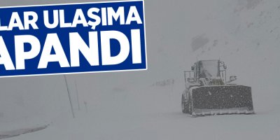 Hakkari’de 5 köy, 8 mezra yolu ulaşıma kapandı