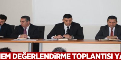 1. Dönem değerlendirme toplantısı yapıldı