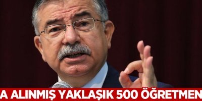 İsmet Yılmaz: Bakanlık tarafından açığa alınmış yaklaşık 500 öğretmen var