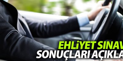 Ehliyet sınav sonuçları sorgulama sayfası! 10 Şubat ehliyet sonuçları