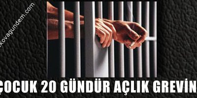 4 çocuk 20 gündür açlık grevinde