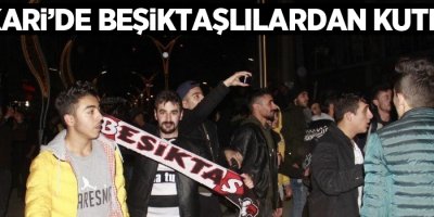 Hakkari’de Beşiktaşlılardan kutlama