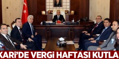 Hakkari’de Vergi Haftası kutlaması