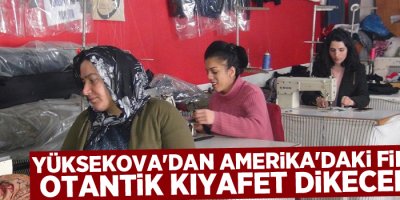 Yüksekova'dan Amerika'daki firmaya otantik kıyafet dikecekler