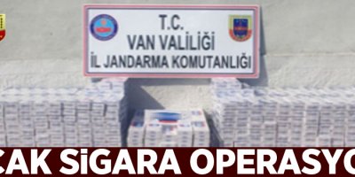 Kaçak sigara operasyonu