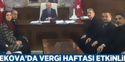 Yüksekova’da Vergi Haftası Etkinlikleri