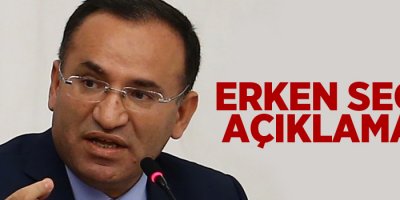 Bekir Bozdağ'dan erken seçim açıklaması