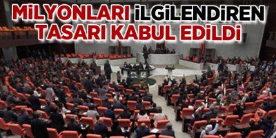 İcra ve İflas Kanunu Tasarısı TBMM'de kabul edildi
