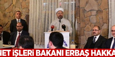 Diyanet İşleri Başkanı Erbaş Hakkari'de