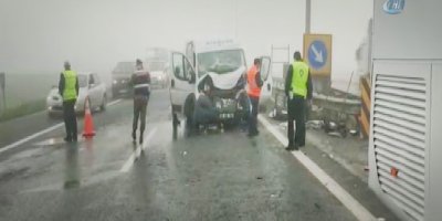 TEM'de feci kaza! 1 kişi hayatını kaybetti