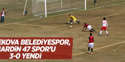 Yüksekova Belediyespor, Mardin 47 Spor'u 3-0 yendi