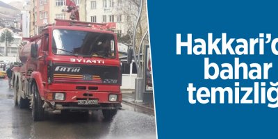 Hakkari’de bahar temizliği