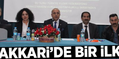 Hakkari’de ilk defa ‘yüzme aday hakem kursu’ açıldı