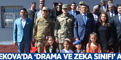 Yüksekova’da ‘drama ve zeka sınıfı’ açıldı